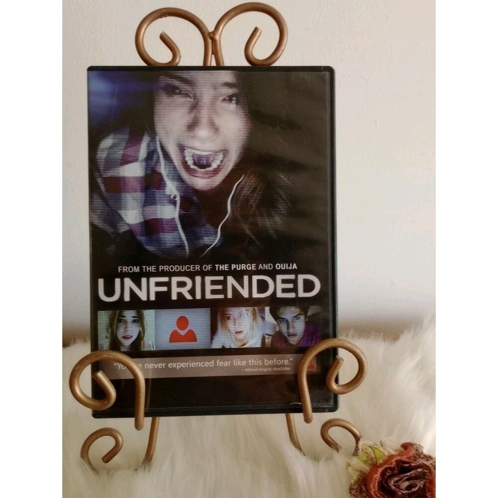 Unfriended 2015 DVD Shelley Hennig, Moses Storm, Thriller Movie Rated R GUC